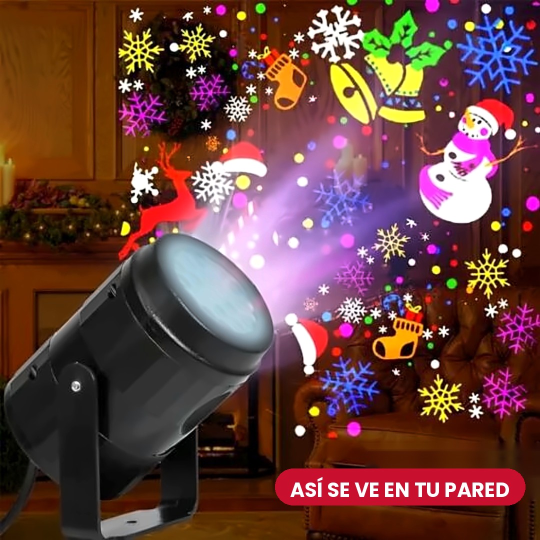 Proyector Navideño LED – Decora tu casa en 1 minuto