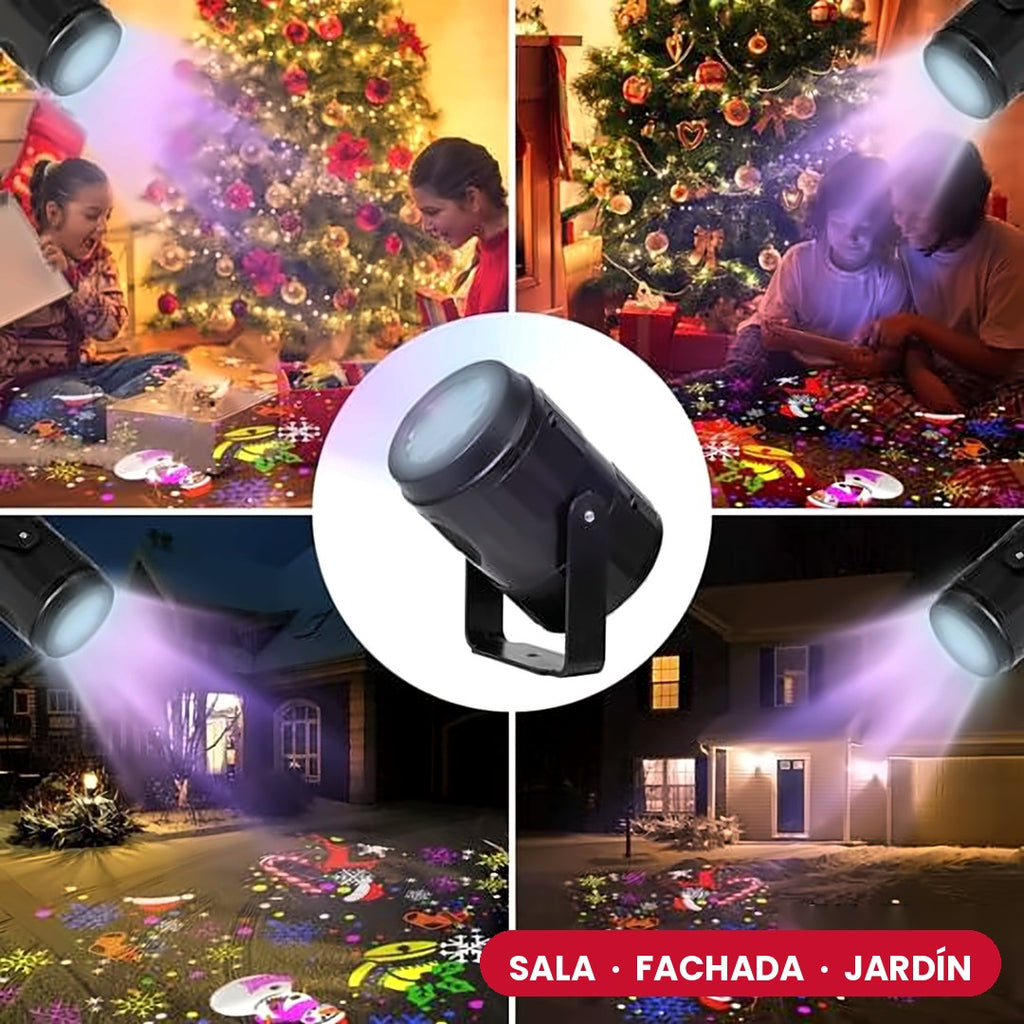 Proyector Navideño LED – Decora tu casa en 1 minuto