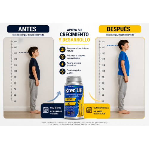 Krec Up™: Tratamiento Completo de 2 Meses – Compra 1 Mes y Recibe 2 (Oferta Especial)