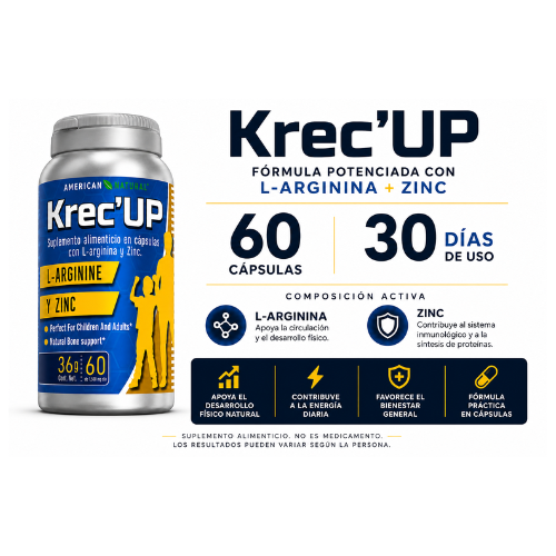 Krec Up™: Tratamiento Completo de 2 Meses – Compra 1 Mes y Recibe 2 (Oferta Especial)