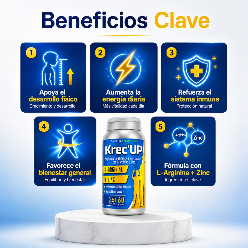 Krec Up™: Tratamiento Completo de 2 Meses – Compra 1 Mes y Recibe 2 (Oferta Especial)