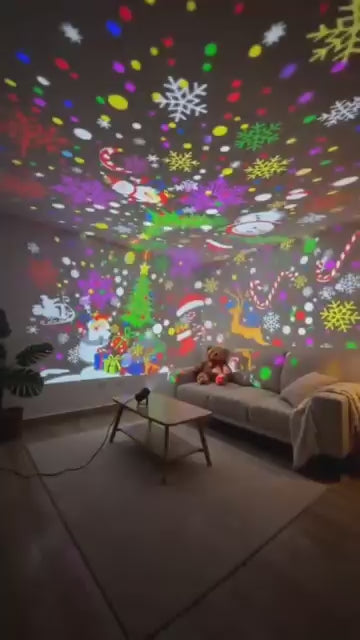 Proyector Navideño LED – Decora tu casa en 1 minuto